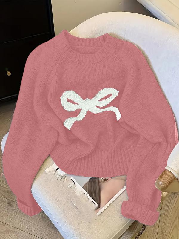 CORA™ - Elegant Bow Knit Sweater for Autumn & Winter Autumn